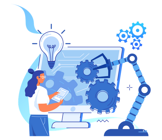 Automation services illustration